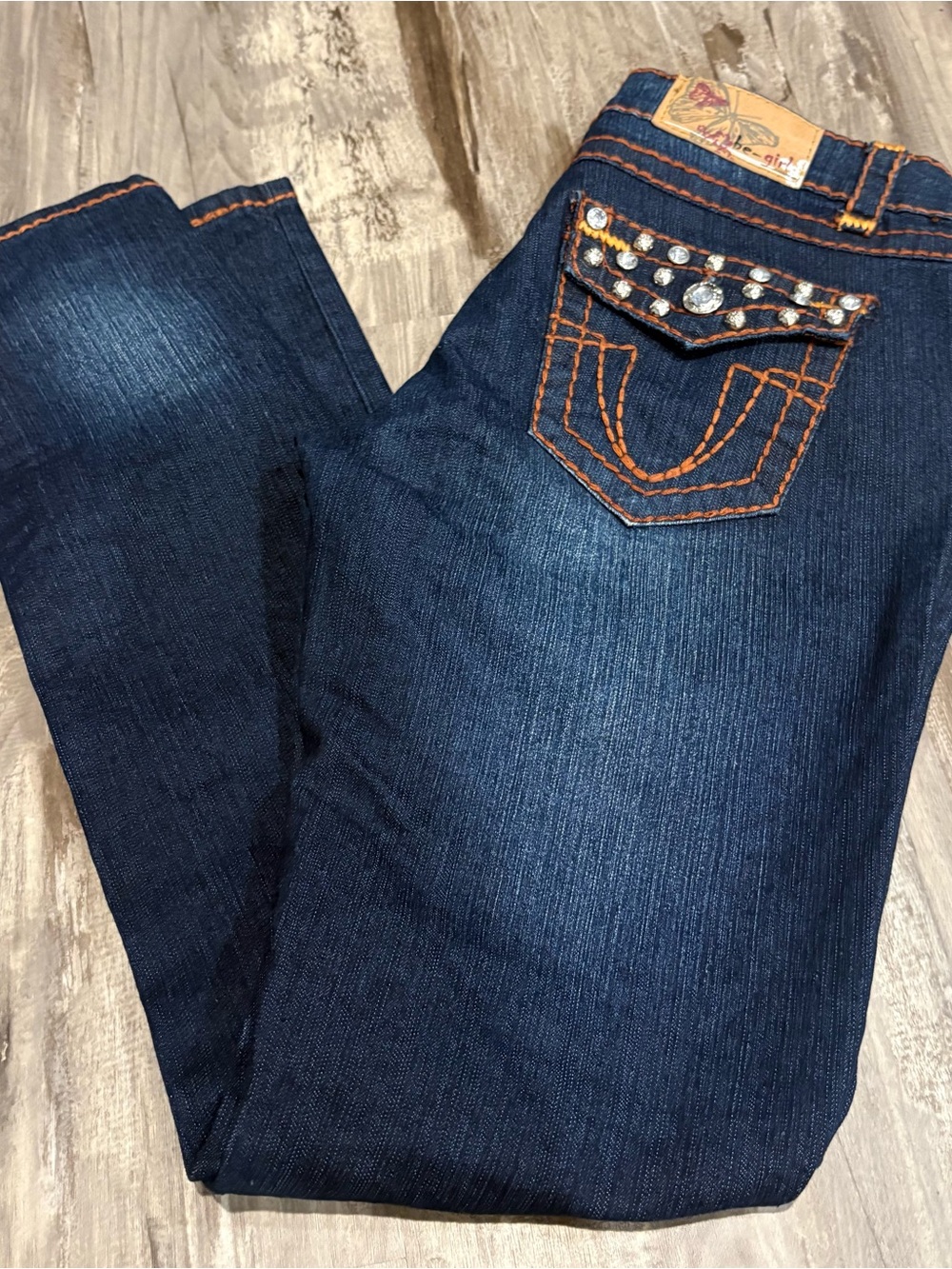 Be-Girl Women’s Western Style Bootcut Denim Jeans 28x29 (6)